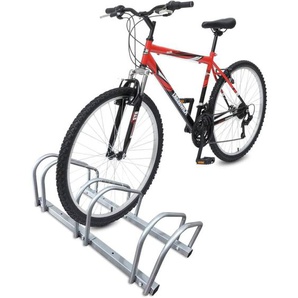 Vounot - Fahrradständer, Boden und Wandmontage, Silber