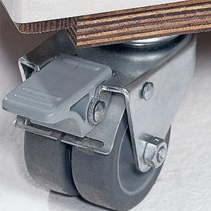 Fahrrollen mit Feststellern  für Strandkörbe