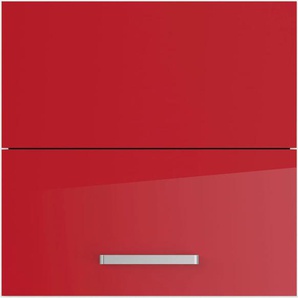 Faltlifthängeschrank IMPULS KÜCHEN Turin, Breite 60 cm Schränke Gr. B/H/T: 60 cm x 57,9 cm x 34,5 cm, Rot Hochglanz, 2 St., rot (rot hochglanz) Hängeschränke