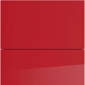 Faltlifthängeschrank IMPULS KÜCHEN Turin, Breite 60 cm Schränke Gr. B/H/T: 60 cm x 72,3 cm x 34,5 cm, Rot Hochglanz, 2 St., rot (rot hochglanz) Hängeschränke