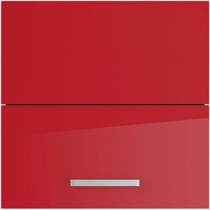 Faltlifthängeschrank IMPULS KÜCHEN Turin Schränke Gr. B/H/T: 60 cm x 57,9 cm x 34,5 cm, Rot Hochglanz, 2 St., rot (rot hochglanz) Hängeschränke mit Falt-Lifttür bestehend aus 2 Fronten