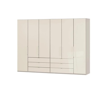 Falttüren-Panoramaschrank  6-türig  Beda ¦ beige ¦ Maße (cm): B: 300 H: 216 T: 58.0