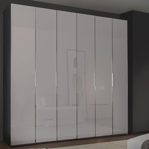 Falttürenkleiderschrank Sineo mit Saphirglas-Türen, Breite ca. 282 cm
