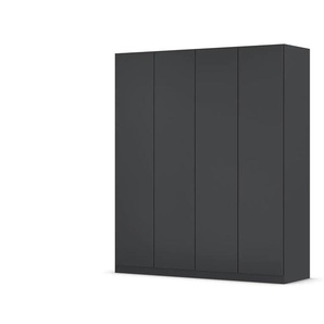 Falttürenschrank  Wincanton ¦ grau ¦ Maße (cm): B: 181 H: 210
