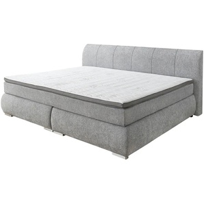 Familien-Boxspringbett  Flamborough ¦ grau ¦ Maße (cm): B: 248 H: 108
