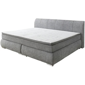 Familien-Boxspringbett Flint | grau | 248 cm | 108 cm |