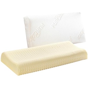 FAN Nackenstützkissen, Textil, 40x80 cm, Made in Germany, Oeko-Tex® Standard 100, für Hausstauballergiker geeignet, perfekte Stützfunktion, stützt Kopf, Nacken und Wirbelsäule, Tasche, Schlaftextilien, Kopfkissen & Nackenkissen, Nackenkissen