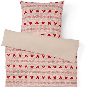 Feinbiber-Bettwäsche »Mickey Mouse«, Normalgröße