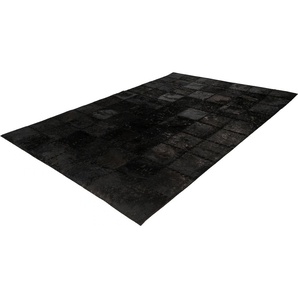 Fellteppich CALO-DELUXE Rankel 205 Teppiche Gr. B/L: 120 cm x 170 cm, 5 mm, 1 St., schwarz Esszimmerteppiche echtes Rinderfell, Wohnzimmer