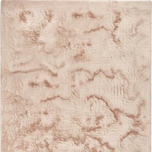 Fellteppich DEKOWE Roger Teppiche Gr. B/L: 200 cm x 300 cm, 20 mm, 1 St., beige Fellteppich Esszimmerteppiche Kunstfell, Kaninchenfell-Haptik, weich - ein echter Kuschelteppich