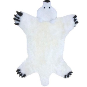 Fellteppich HEITMANN FELLE Bär Teppiche Gr. B/L: 80 cm x 130 cm, 40 mm, 1 St., weiß Kinder Fellteppich Teppich Kinderzimmerteppiche Teppiche Kinderteppich, echtes Lammfell, Kinderzimmer