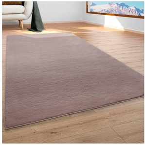 Fellteppich Kunstfell Soft 380, Paco Home, rechteckig, Höhe: 19 mm, Langflor, Kuschelteppich - besonders weich, Uni-Farben