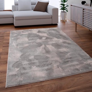 Fellteppich PACO HOME Kunstfell Soft 380 Teppiche Gr. B/L: 120 cm x 170 cm, 19 mm, 1 St., grau (anthrazit) Esszimmerteppiche Langflor, Kuschelteppich - besonders weich, Uni-Farben