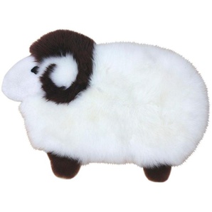 Fellteppich Sheep, Heitmann Felle, Motivform, Höhe: 40 mm, Kinderteppich, Motiv Schaf, echtes Lammfell, Kinderzimmer