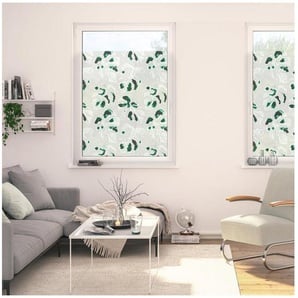 Fensterfolie Fensterfolie selbstklebend, Sichtschutz, Monstera - Grün, LICHTBLICK ORIGINAL, blickdicht, glatt