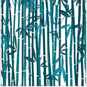 Fensterfolie Look Bamboo, MySpotti, halbtransparent, glatt, 90 x 100 cm, statisch haftend