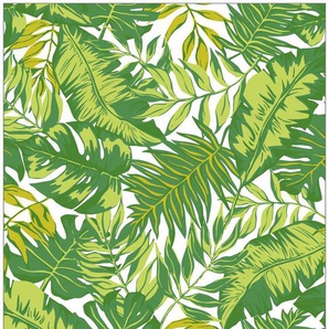 Fensterfolie Look Palm Leaves green, MySpotti, halbtransparent, glatt, 90 x 100 cm, statisch haftend