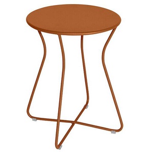 Fermob Beistelltisch Hocker Cocotte in Farbe kandierte orange- Stahl