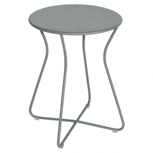 Fermob Beistelltisch Hocker Cocotte in Farbe lapilligrau - Stahl