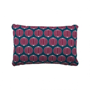 Fermob Decokissen Envie Dáilleurs 68x44cm in petrolblau 100% Baumwolle