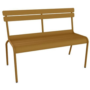 Fermob Gartenbank Luxembourg - in Farbe lebkuchen Aluminium