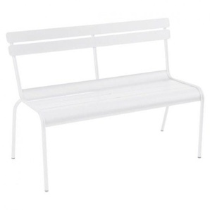Fermob Gartenbank Luxembourg - in Farbe weiss, Aluminium