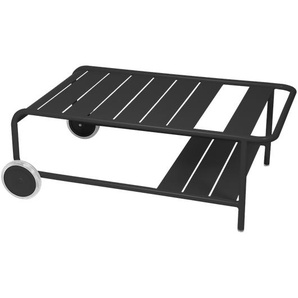 Fermob LUXEMBOURG Niedriger Tisch mit Rollen 105x72 cm Aluminium