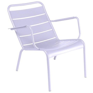 Fermob Luxembourg Tiefer Sessel in marshmallow , Aluminiumgestell