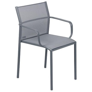 Fermob Sessel Cadiz in gewittergrau Aluminium mit Sitzfläche 100% Polyester