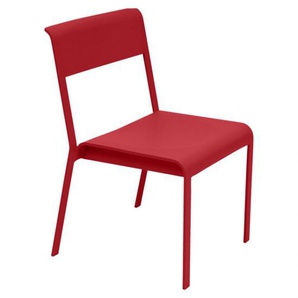 Fermob Stuhl Bellevie Farbton mohnrot - Aluminium