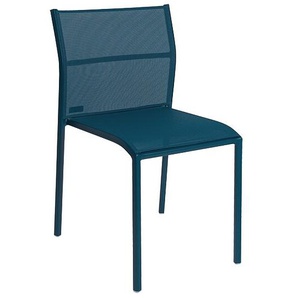 Fermob Stuhl Cadiz in acapulcoblau Aluminium mit Sitzfläche 100% Polyester