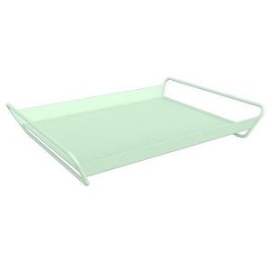 Fermob Tablett Alto 53x38,5 cm im Farbton gletscherminze - Stahlblech pulverbeschichtet
