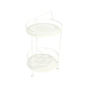 Fermob Tragbare Bar Montmartre in Farbe weiss, Stahl pulverbeschichtet