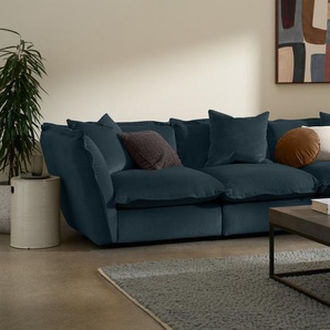Fernsby Sofa-Modul, recycelter Samt in Marineblau