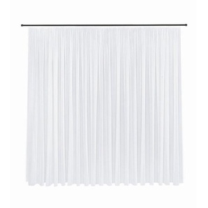 Fertigstore Laura, Weiß, Textil, Uni, 600x245 cm, Wohntextilien, Gardinen & Vorhänge, Fertiggardinen, Fertigstores