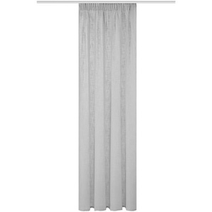 Fertigvorhang Softy, Grau, Textil, Uni, 140x245 cm, für Stange und Schiene geeignet, Wohntextilien, Gardinen & Vorhänge, Fertiggardinen, Fertiggardinen