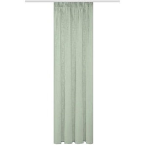 Fertigvorhang Softy, Salbeigrün, Textil, Uni, 140x245 cm, für Stange und Schiene geeignet, Wohntextilien, Gardinen & Vorhänge, Fertiggardinen,