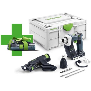 Festool DWC 18-4500-Basic-4,0 Akku Bauschrauber 18 V 14 Nm Brushless ( 577056 ) + 1x Akku 4,0 Ah + Systainer - ohne Ladegerät