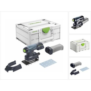 Festool - rtsc 400-Basic Akku Rutscher 18 v 80 x 130 mm ( 576347 ) Brushless Einhandschleifer + Systainer - ohne Akku, ohne Ladegerät ( Nachfolger