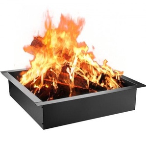 Feuerschale Feuerstelle Garten Terrasse Kamin 1,5 mm dicker Feuerstellenring, DIY-Stahlring mit Zange, in den Boden eingelassene Feuerstellenauskleidung für den Außenbereich, Terrasse, Hinterhof TGFXHKHC30X5DQCH1V0