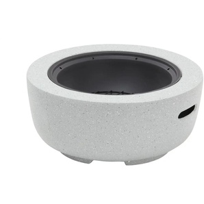 Feuerstelle Almeria - grau - Magnesia,Stahl - 26,5 cm - 60.0 | Möbel Kraft