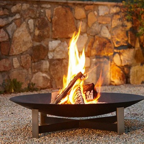Feuerstelle Sunset Weber Metallgestaltung grau, Designer Katrin & Norbert Weber, 18 cm