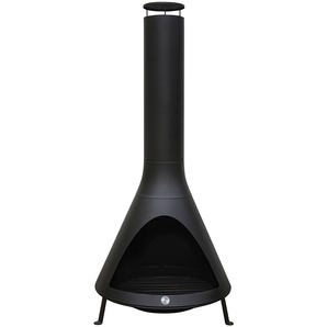 Feuerstelle WESTMANN LG 900 Feuerkörbe schwarz Feuerstellen Feuerkörbe mit Rauchablass, BxTxH: 70x70x160 cm
