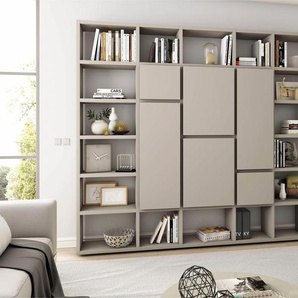 Raumteilerregal FIF MÖBEL TOR500-1 Regale beige (beige matt) Raumteiler-Regale Regale Breite 272 cm