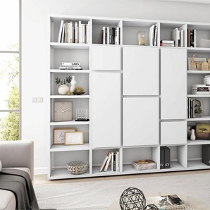 Raumteilerregal FIF MÖBEL TOR500-1 Regale weiß (creme weiß) Raumteiler-Regale Regale Breite 272 cm