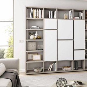 Raumteilerregal FIF MÖBEL TOR501-1 Regale weiß (beige matt, creme weiß) Raumteiler-Regale Regale Breite 272 cm