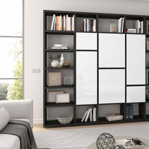 Raumteilerregal FIF MÖBEL TOR501 Regale weiß (schwarzbraun, hochglanz) Raumteiler-Regale Regale Breite 272 cm