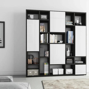 Raumteilerregal FIF MÖBEL TORO 530-4 Regale weiß (ei, swbr, weiß) Raumteiler-Regal Raumteiler-Regale Regale Breite 224 cm
