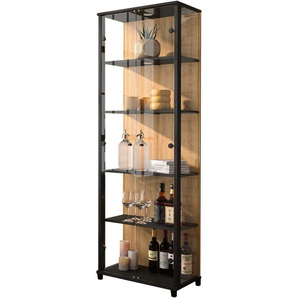 fif möbel Vitrine OPTIMA Standvitrine, Vitrinenschrank, Glasvitrine, Sammlervitrine