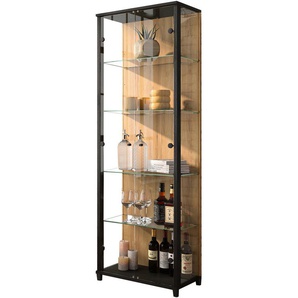 fif möbel Vitrine OPTIMA Standvitrine, Vitrinenschrank, Glasvitrine, Sammlervitrine